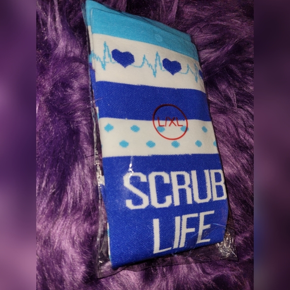 Scrub Life Compression Knee Socks L/XL - Picture 3 of 3
